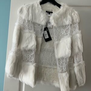 White Rabbit and lace with sequins jacket #party #holiday #festive